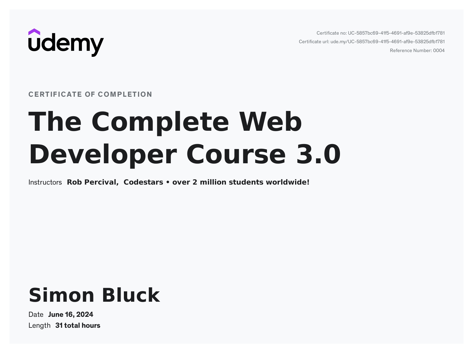 Certificate 2